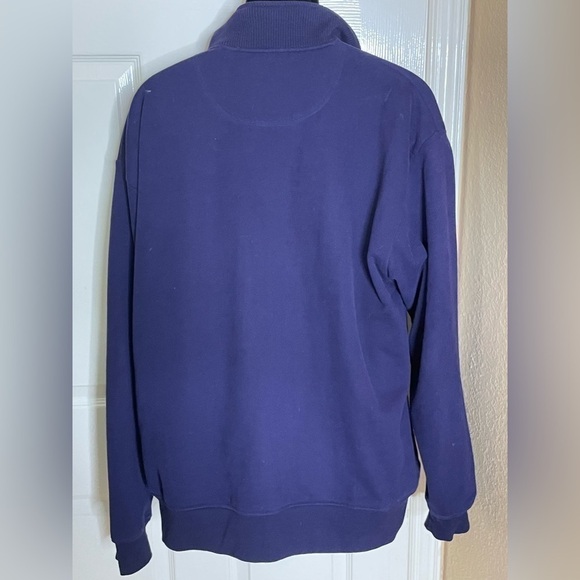 Orvis Mens 1/4 Zip Pullover Sweatshirt Green Blue Gray Size XLarge - Picture 7 of 10